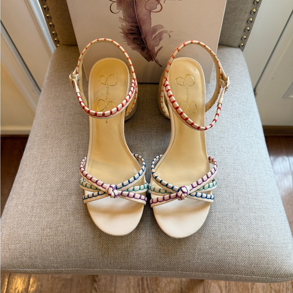 Jessica Simpson Keisha Sandal - Size 9 - Like New - Picture 2 of 8